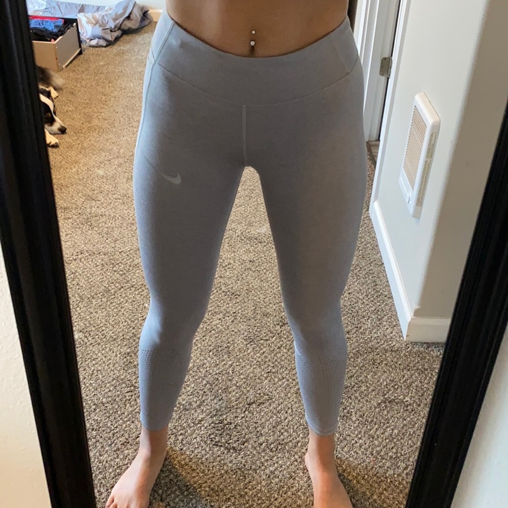 Grey Nike Capri running leggings